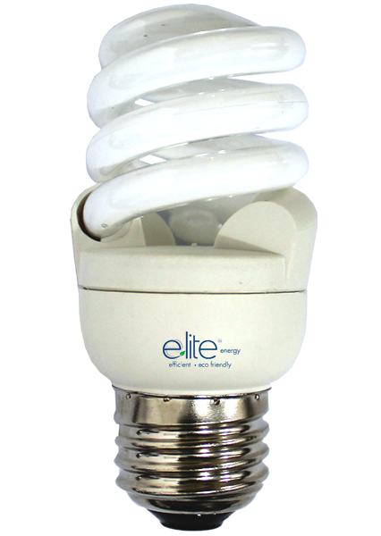 ELT 11 Watt Cool White Light (4100K) Spiral CFL Light Bulb