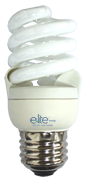 ELT 13 Watt Cool White Light (4100K) Spiral CFL Light Bulb